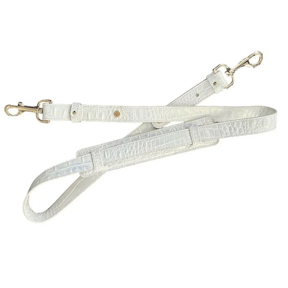 Brahmin Duxbury Weekender Duffel Bag Shell White Melbourne Travel Tote - Picture 11 of 15